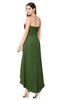 ColsBM Emilee Garden Green Sexy A-line Sleeveless Half Backless Asymmetric Plus Size Bridesmaid Dresses