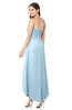 ColsBM Emilee Ice Blue Sexy A-line Sleeveless Half Backless Asymmetric Plus Size Bridesmaid Dresses