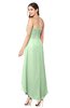 ColsBM Emilee Light Green Sexy A-line Sleeveless Half Backless Asymmetric Plus Size Bridesmaid Dresses