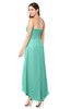 ColsBM Emilee Mint Green Sexy A-line Sleeveless Half Backless Asymmetric Plus Size Bridesmaid Dresses