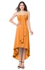 ColsBM Emilee Orange Sexy A-line Sleeveless Half Backless Asymmetric Plus Size Bridesmaid Dresses