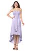 ColsBM Emilee Pastel Lilac Sexy A-line Sleeveless Half Backless Asymmetric Plus Size Bridesmaid Dresses