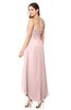 ColsBM Emilee Pastel Pink Sexy A-line Sleeveless Half Backless Asymmetric Plus Size Bridesmaid Dresses