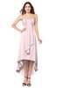 ColsBM Emilee Petal Pink Sexy A-line Sleeveless Half Backless Asymmetric Plus Size Bridesmaid Dresses
