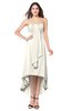 ColsBM Emilee Whisper White Sexy A-line Sleeveless Half Backless Asymmetric Plus Size Bridesmaid Dresses