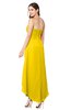 ColsBM Emilee Yellow Sexy A-line Sleeveless Half Backless Asymmetric Plus Size Bridesmaid Dresses