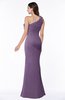 ColsBM Lisa Chinese Violet Sexy Fit-n-Flare Sleeveless Half Backless Chiffon Flower Plus Size Bridesmaid Dresses