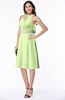 ColsBM Angelica Butterfly Classic Lace up Chiffon Knee Length Beaded Plus Size Bridesmaid Dresses