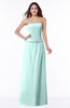 ColsBM Analia Blue Glass Elegant A-line Sleeveless Zip up Floor Length Plus Size Bridesmaid Dresses