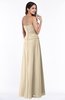 ColsBM Analia Champagne Elegant A-line Sleeveless Zip up Floor Length Plus Size Bridesmaid Dresses