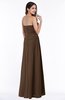 ColsBM Analia Chocolate Brown Elegant A-line Sleeveless Zip up Floor Length Plus Size Bridesmaid Dresses