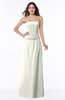 ColsBM Analia Cream Elegant A-line Sleeveless Zip up Floor Length Plus Size Bridesmaid Dresses