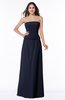 ColsBM Analia Dark Sapphire Elegant A-line Sleeveless Zip up Floor Length Plus Size Bridesmaid Dresses