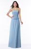 ColsBM Analia Dusty Blue Elegant A-line Sleeveless Zip up Floor Length Plus Size Bridesmaid Dresses