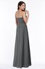 ColsBM Analia Grey Elegant A-line Sleeveless Zip up Floor Length Plus Size Bridesmaid Dresses