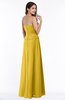 ColsBM Analia Lemon Curry Elegant A-line Sleeveless Zip up Floor Length Plus Size Bridesmaid Dresses