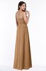 ColsBM Analia Light Brown Elegant A-line Sleeveless Zip up Floor Length Plus Size Bridesmaid Dresses