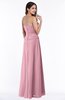 ColsBM Analia Light Coral Elegant A-line Sleeveless Zip up Floor Length Plus Size Bridesmaid Dresses