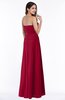 ColsBM Analia Maroon Elegant A-line Sleeveless Zip up Floor Length Plus Size Bridesmaid Dresses