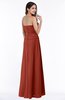 ColsBM Analia Rust Elegant A-line Sleeveless Zip up Floor Length Plus Size Bridesmaid Dresses