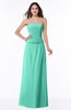 ColsBM Analia Seafoam Green Elegant A-line Sleeveless Zip up Floor Length Plus Size Bridesmaid Dresses