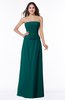 ColsBM Analia Shaded Spruce Elegant A-line Sleeveless Zip up Floor Length Plus Size Bridesmaid Dresses