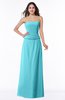 ColsBM Analia Turquoise Elegant A-line Sleeveless Zip up Floor Length Plus Size Bridesmaid Dresses