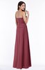 ColsBM Analia Wine Elegant A-line Sleeveless Zip up Floor Length Plus Size Bridesmaid Dresses