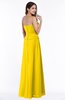 ColsBM Analia Yellow Elegant A-line Sleeveless Zip up Floor Length Plus Size Bridesmaid Dresses
