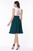 ColsBM Hallie Blue Green Cute A-line Jewel Zipper Chiffon Plus Size Bridesmaid Dresses