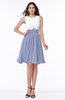 ColsBM Hallie Blue Heron Cute A-line Jewel Zipper Chiffon Plus Size Bridesmaid Dresses