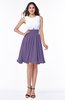 ColsBM Hallie Chalk Violet Cute A-line Jewel Zipper Chiffon Plus Size Bridesmaid Dresses