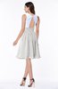 ColsBM Hallie Cloud White Cute A-line Jewel Zipper Chiffon Plus Size Bridesmaid Dresses