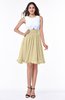 ColsBM Hallie Cornhusk Cute A-line Jewel Zipper Chiffon Plus Size Bridesmaid Dresses