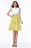 ColsBM Hallie Daffodil Cute A-line Jewel Zipper Chiffon Plus Size Bridesmaid Dresses
