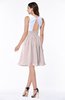 ColsBM Hallie Light Pink Cute A-line Jewel Zipper Chiffon Plus Size Bridesmaid Dresses