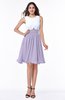 ColsBM Hallie Light Purple Cute A-line Jewel Zipper Chiffon Plus Size Bridesmaid Dresses
