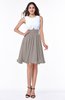 ColsBM Hallie Mushroom Cute A-line Jewel Zipper Chiffon Plus Size Bridesmaid Dresses