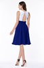 ColsBM Hallie Nautical Blue Cute A-line Jewel Zipper Chiffon Plus Size Bridesmaid Dresses