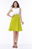 ColsBM Hallie Sulphur Spring Cute A-line Jewel Zipper Chiffon Plus Size Bridesmaid Dresses
