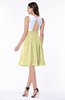 ColsBM Hallie Wax Yellow Cute A-line Jewel Zipper Chiffon Plus Size Bridesmaid Dresses