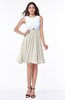 ColsBM Hallie Whisper White Cute A-line Jewel Zipper Chiffon Plus Size Bridesmaid Dresses