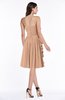 ColsBM Arely Almost Apricot Modern A-line Sweetheart Zip up Knee Length Fringe Plus Size Bridesmaid Dresses
