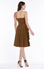 ColsBM Arely Brown Modern A-line Sweetheart Zip up Knee Length Fringe Plus Size Bridesmaid Dresses