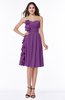 ColsBM Arely Dahlia Modern A-line Sweetheart Zip up Knee Length Fringe Plus Size Bridesmaid Dresses
