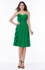 ColsBM Arely Jelly Bean Modern A-line Sweetheart Zip up Knee Length Fringe Plus Size Bridesmaid Dresses