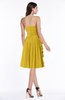 ColsBM Arely Lemon Curry Modern A-line Sweetheart Zip up Knee Length Fringe Plus Size Bridesmaid Dresses