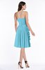 ColsBM Arely Light Blue Modern A-line Sweetheart Zip up Knee Length Fringe Plus Size Bridesmaid Dresses