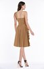 ColsBM Arely Light Brown Modern A-line Sweetheart Zip up Knee Length Fringe Plus Size Bridesmaid Dresses