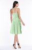 ColsBM Arely Light Green Modern A-line Sweetheart Zip up Knee Length Fringe Plus Size Bridesmaid Dresses
